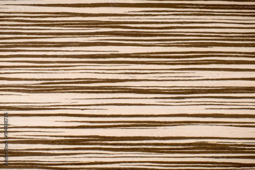 Texture of wenge wood veneer