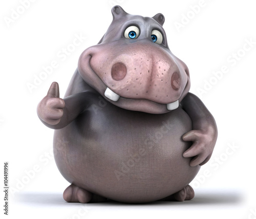 Fun hippo