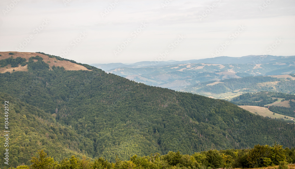 Fototapeta premium Mountain View in Piliptse.