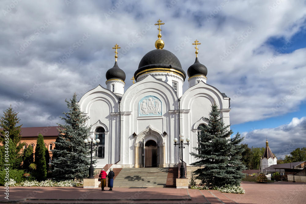 Trinity Cathedral. St. Tikhon Transfiguration Monastery. Zadonsk. Russia Trinity Cathedral. St. Tikhon Transfiguration Monastery. Zadonsk. Russia
