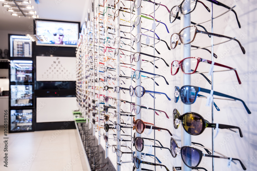 Glasses on shelf Glasses on shelf