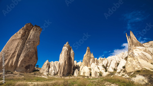 Spectacular rocks formations in Cappadocia