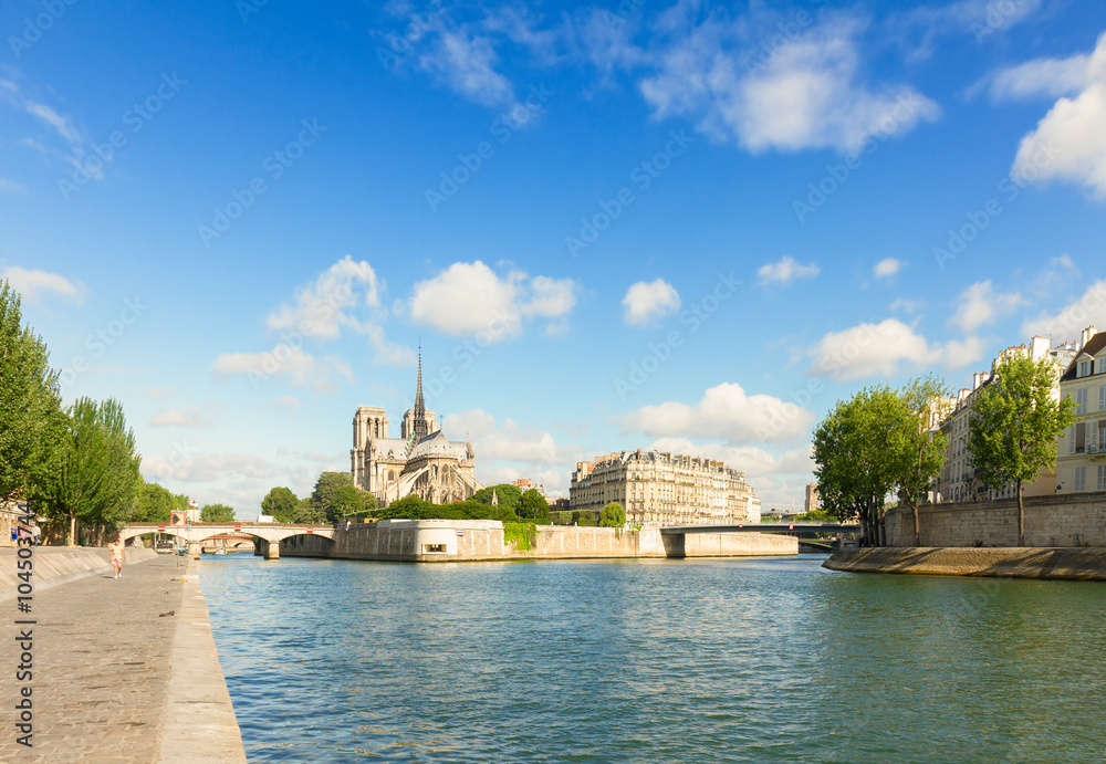 Fototapeta premium Notre Dame cathedral, Paris France