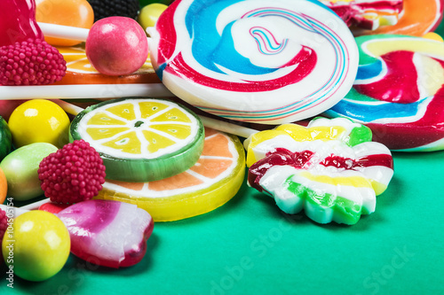 Colorful sweets and candies