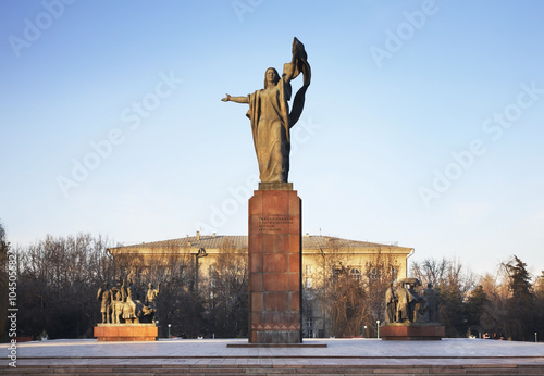 Monument to the Fighters of the Revolution in Bishkek. Kyrgyzstan photo