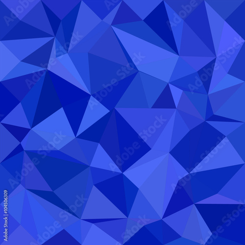 Blue irregular triangle mosaic background design