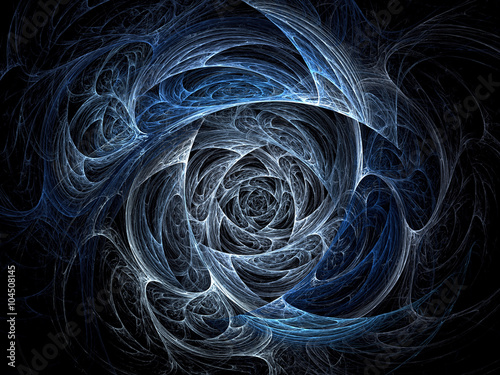 Abstract background chaos rosedigitally generated image