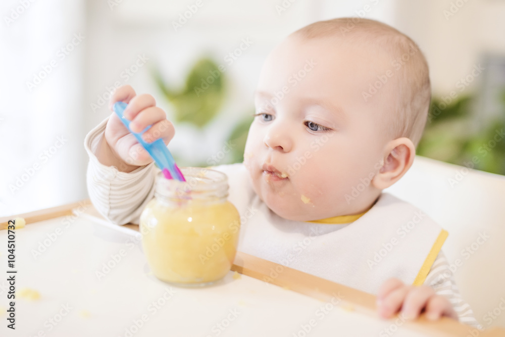 Baby eating Baby eating