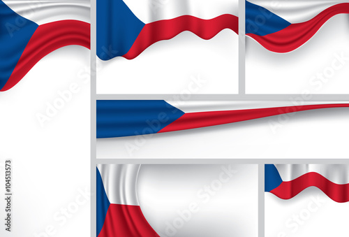 Free Download Abstract Czech Republic Flag, Czech Colors (Vector Art) - GFXLoad