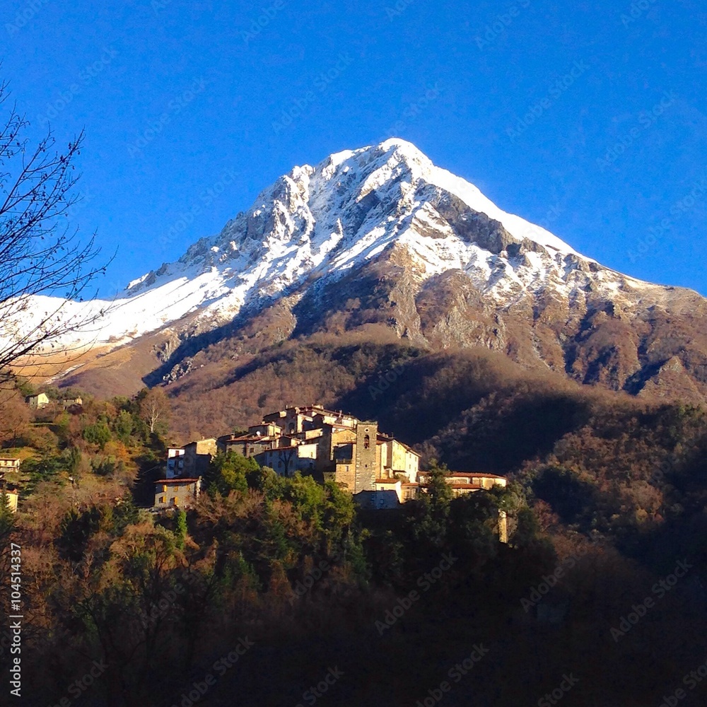 alpi apuane, pruno e la pania