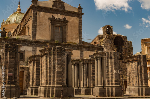 Принти на полотні Adrano Mother Church of Santa Maria Assunta - Sicily