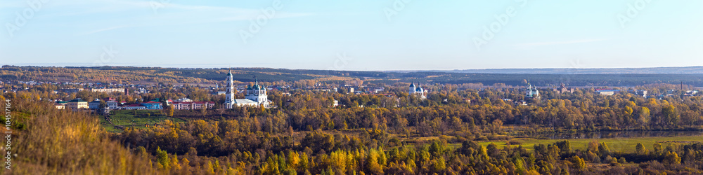 autumn panorama of Elabuga