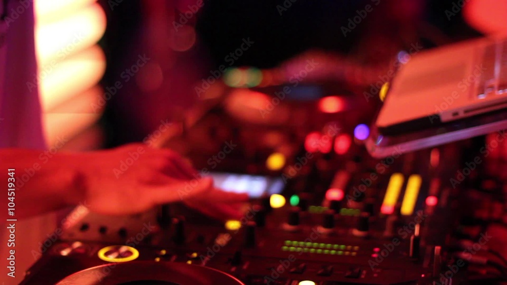 DJ Console close-up 