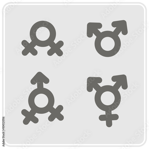 set with Gays icons for your design