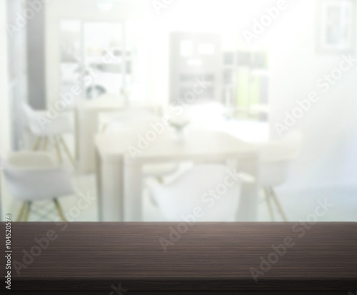 Table Top And Blur Interior of Background © nuttapol