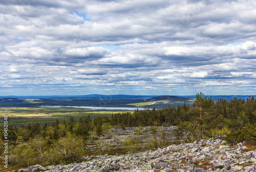 Blick über den Pyhä-Luosto National Park - Finnland 4