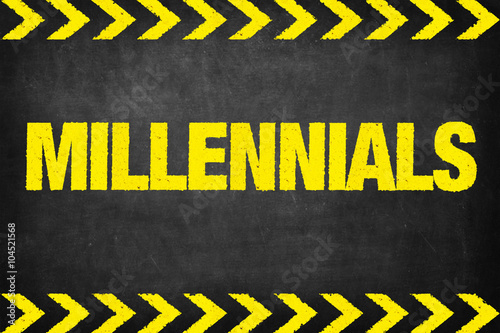 Millennials word on Blackboard