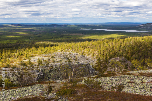 Blick über den Pyhä-Luosto National Park - Finnland 
