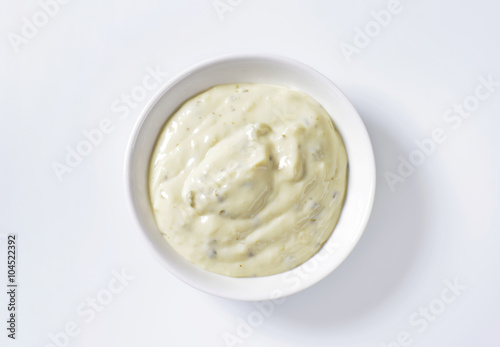 Fotografia Creamy salad dressing