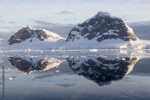 View from Wiencke Island, Antarctica. photo
