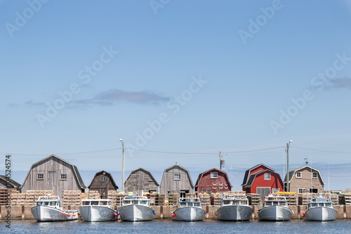 Fishing Boats at Malpeque Harbour photo