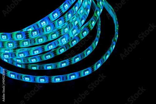 Obraz na płótnie Led stripe w salonie