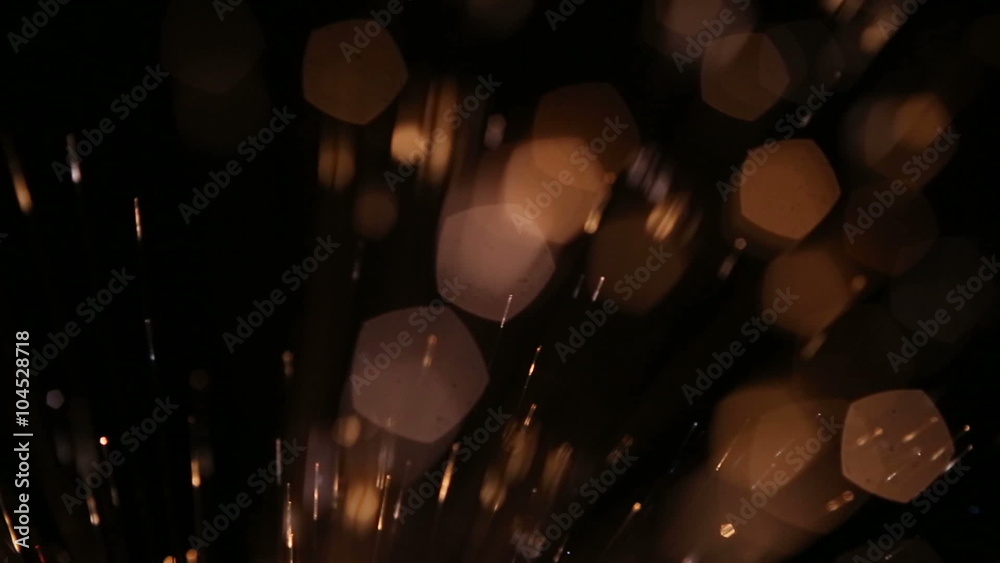 Defocus light background round bokeh