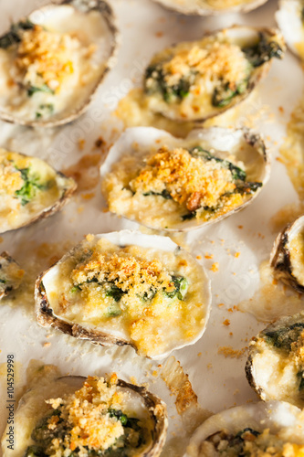 Homemade Creamy Oysters Rockefeller