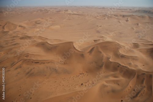 Sand dunes from the air