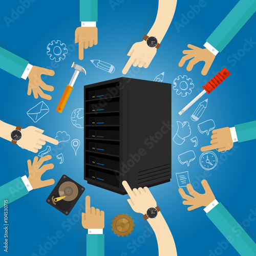 server maintenance fixing hardware troubleshooting preventive planed backup data