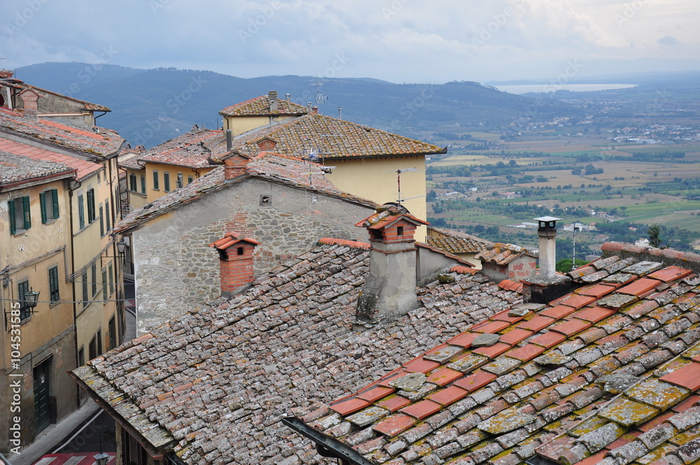 Naklejka premium Cortona