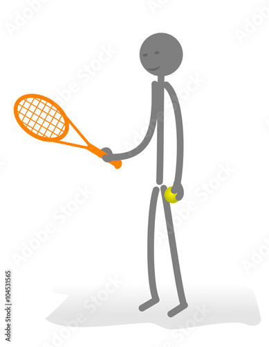 tenis raketi ile tenis oynamak