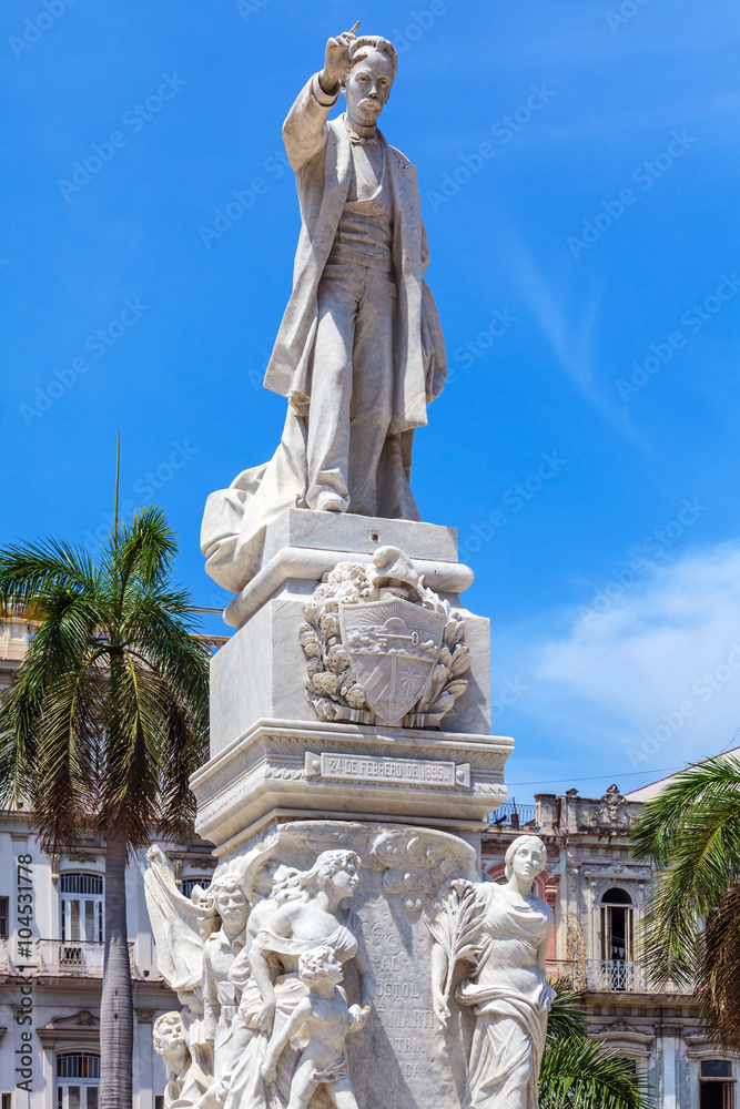 Statue of Jose Marti, Havana, Cuba