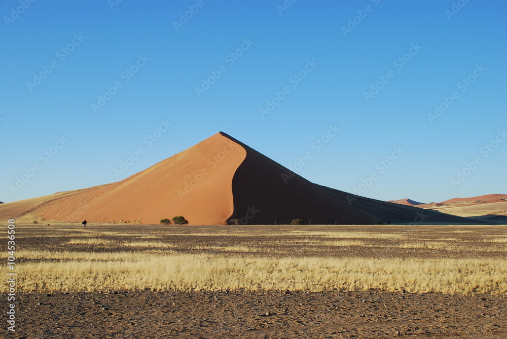 Namibia, Sossusvlei, View of sand dune