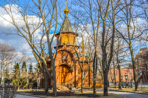 Saint George church (wooden) in park Kolomenskoye, Moscow, Russia