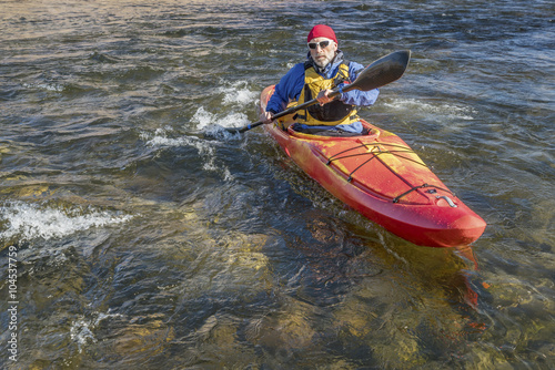 paddling river kayak © MarekPhotoDesign.com