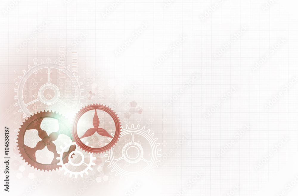 Backdrop with gears and cogwheels Backdrop with gears and cogwheels