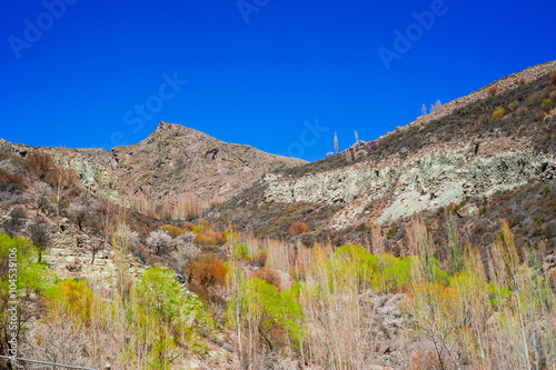 beautiful Landscape of mountain peak in Autumn season. Northern Area of Pakistan