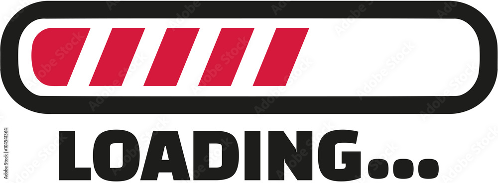 Loading symbol for computer Stock Vector | Adobe Stock
