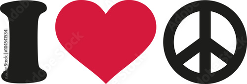 I love peace