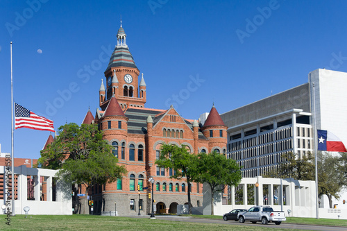 Old Red Museum, formerly Dallas County Courthouse at Dealey Plaza, in Dallas,  Texas photo