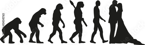 Bride and groom evolution