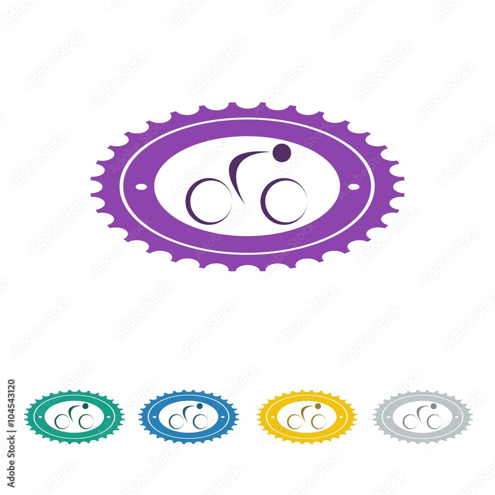 bike shop logo icon Vector Stock Vector | Adobe Stock
