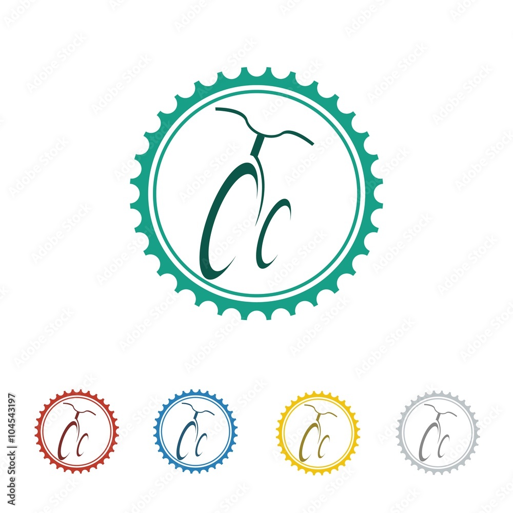 bike shop logo icon Vector Stock Vector | Adobe Stock