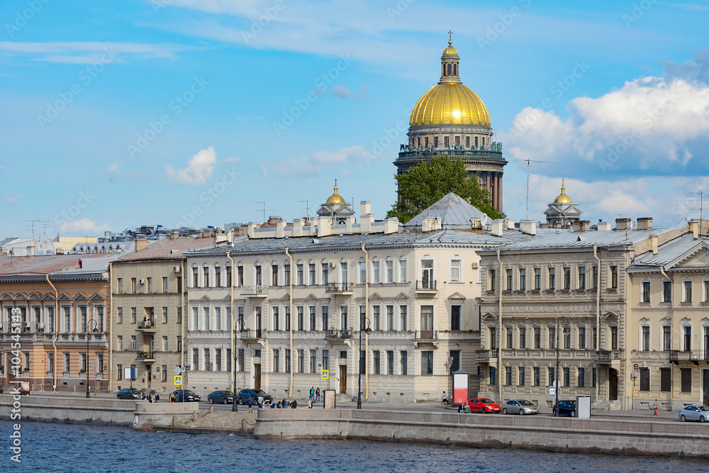 St. Petersburg, view of the English embankment