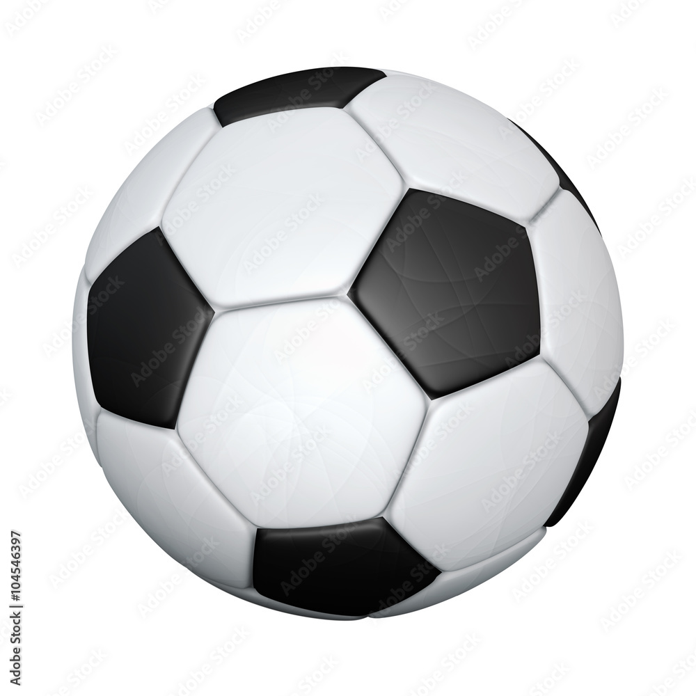 Soccer ball isolated on white background. Soccer ball isolated on white background.