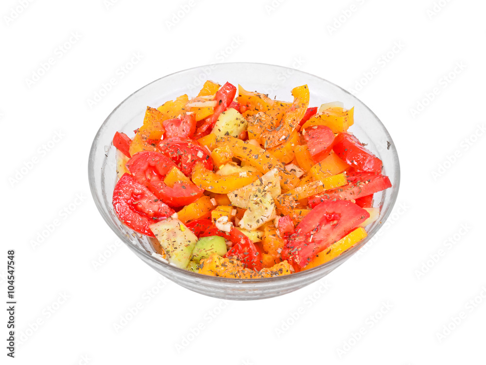 Fresh salad in a bowl