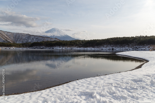 Mt.Fuji in winter, Japan