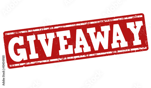 Giveaway grunge stamp