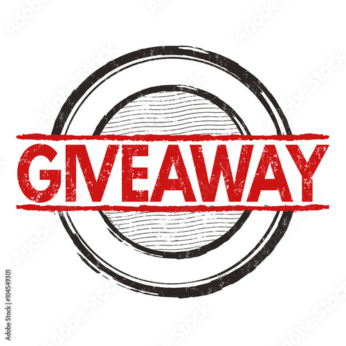 Giveaway grunge stamp
